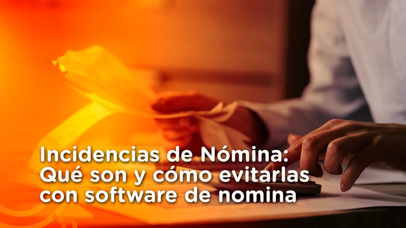  incidencias de nómina